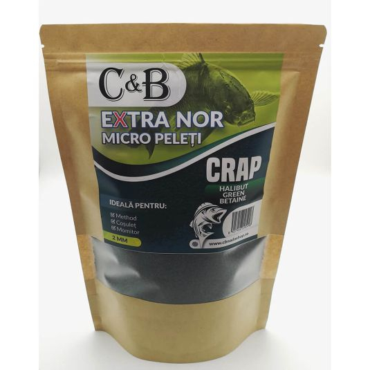 Pelete C&B Extra Nor Micro Halibut Green Betaine 2mm [1]
