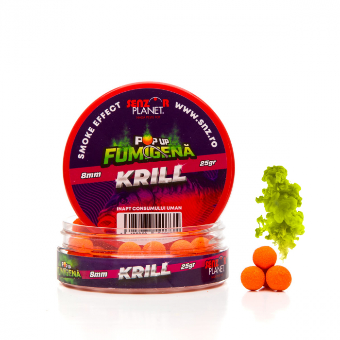 POP-UP FUMIGENA KRILL (PORTOCALIU) 8mm 25g [1]