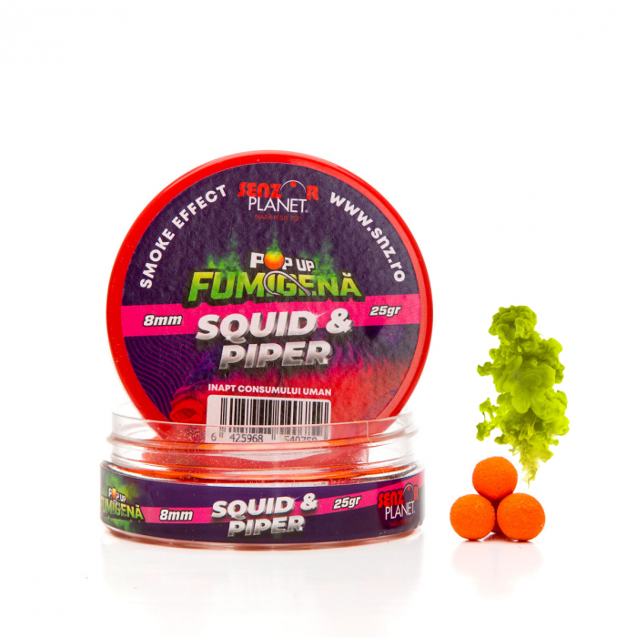 POP-UP FUMIGENA SQUID & PIPER (PORTOCALIU) 8mm 25g [1]