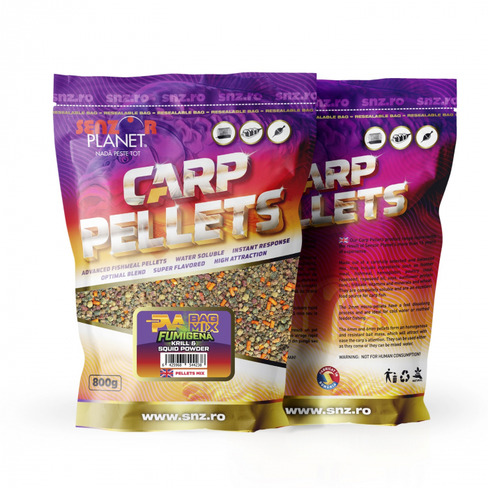 PVA BAG MIX FUMIGENA KRILL & SQUID POWDER (MIX CULORI) 800g [1]
