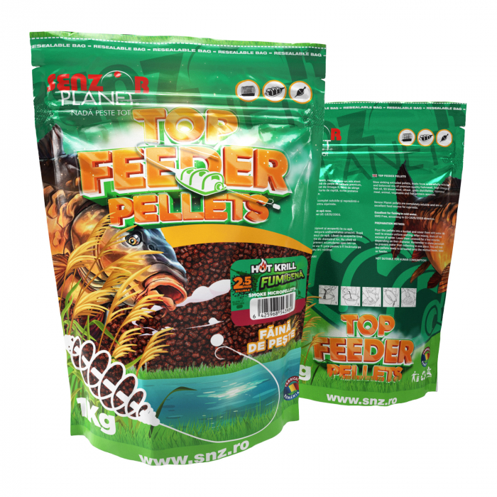 TOP FEEDER PELLETS FUMIGENA HOT KRILL 2.5mm 1kg [1]