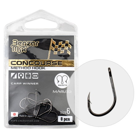 Pescuit la Crap - CARLIGE BENZAR CONCOURSE METHOD CARP WINNER NR.6 8BUC/PLIC