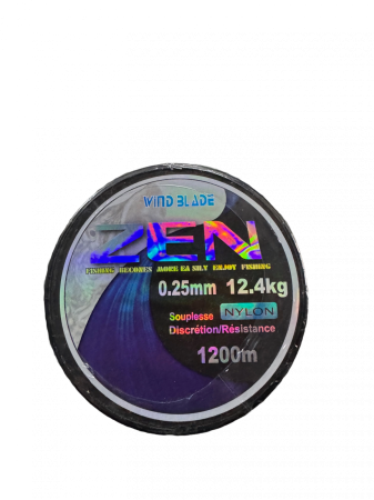 FIR MONOFILAMENT ZEN WIN GALBEN FLUO, 1200m 0.20mm/9.2KG [1]