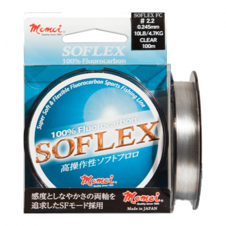 Textil-monturi - FIR SOFLEX 100% FLUOROCARBON 100m  0.245mm / 100m / 4,7kg / 9.2kg