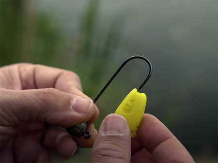 Jig rotund cu spin pentru năluci Delphin TYRE / 5 buc | 5g-2/0 [3]