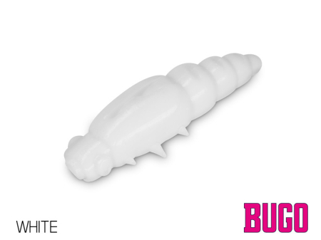 Naluci - Larve artificiale Delphin BUGO Cheese / 15 buc 4cm / WHITE