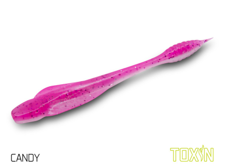 Naluci - Nălucă artificială Delphin TOXIN UVs / 8 buc 8cm / CANDY
