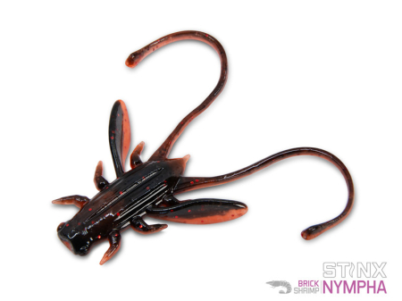 Pescuit la rapitori,spinning - Nălucă Soft Delphin B! Stinx NYMPHA / 20buc 2.5cm / BRICK