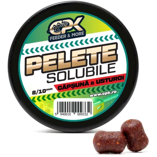 Boilies-uri critic echilibrate - Pelete Solubile Feeder CPK, 8-10mm, 40g CAPSUNA USTUROI