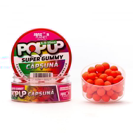 Nade si momeli - POP-UP CAPSUNA (ROSU) 6-8-10mm 30g