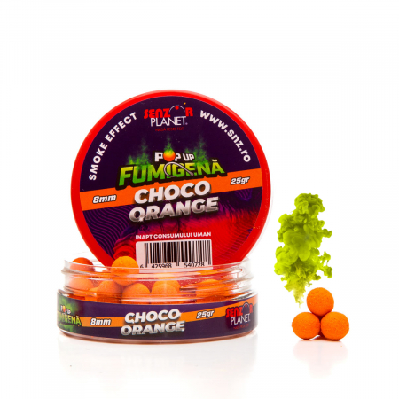 Boilies-uri pop-up - POP-UP FUMIGENA CHOCO ORANGE (PORTOCALIU) 8mm 25g