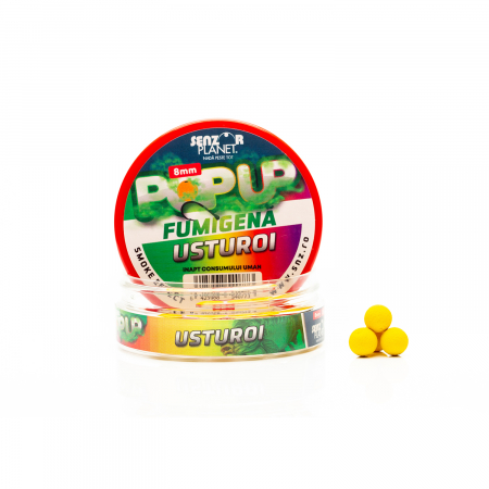 Boilies-uri pop-up - POP-UP FUMIGENA USTUROI (GALBEN) 8mm 25g