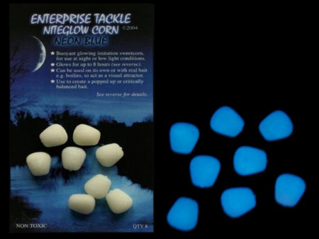 Momeli artificiale - POPUP SWEETCORN NIGHTGLOW BLUE 8buc ET13NB (ALBASTRU FLUO)
