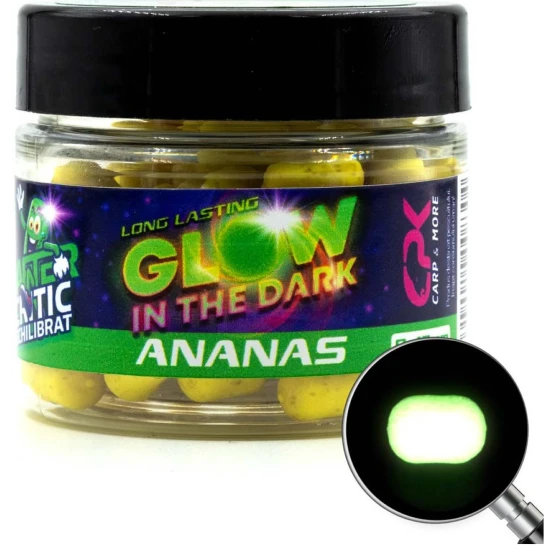 Boilies-uri critic echilibrate - Wafters Cpk Glow In The Dark Critic Echilibrate Uv, Ananas, 8x10mm