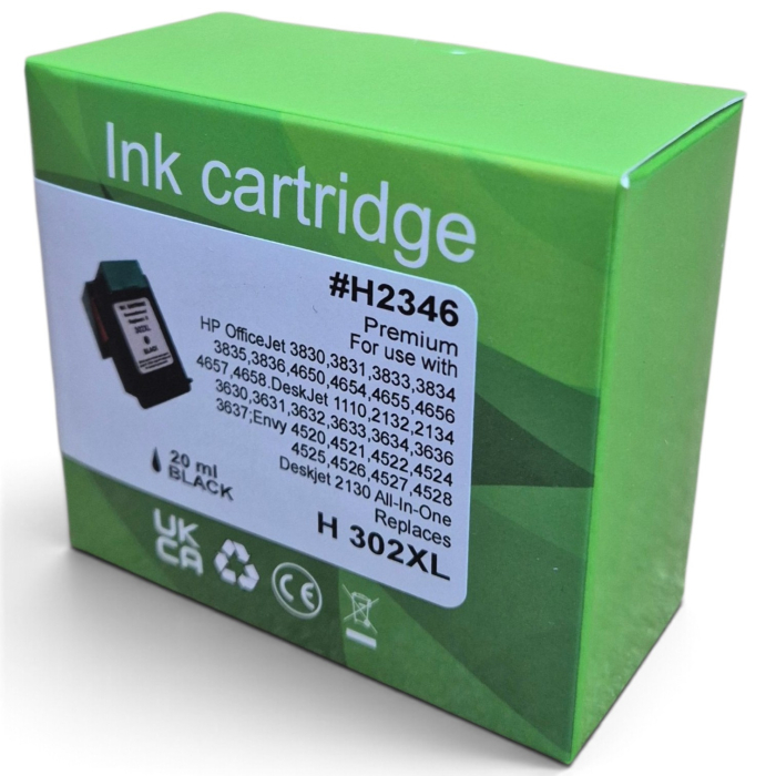 Cartus cerneala compatibil HP F6U68AE 302XL black (negru) [4]