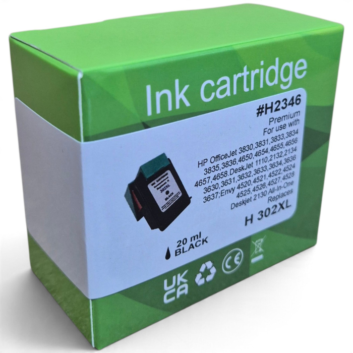 Cartus cerneala compatibil HP F6U68AE 302XL black (negru) [3]