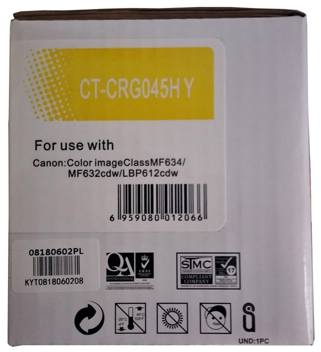 Cartus toner compatibil Canon CRG-045HY yellow [3]