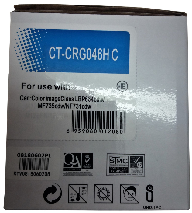 Cartus toner compatibil Canon CRG-046HC cyan [2]