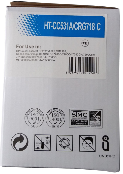 Cartus toner compatibil HP CC531A 304A cyan [3]