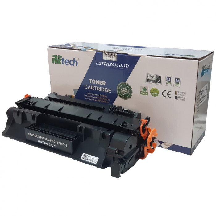 Cartus toner Retech compatibil HP CE505A 05A black [1]
