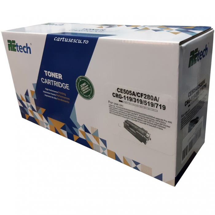 Cartus toner Retech compatibil HP CE505A 05A black [3]