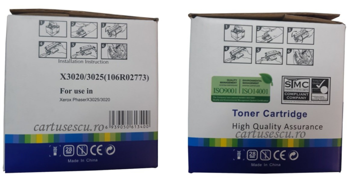 Cartus toner compatibil Xerox 106R02773 3020 [3]
