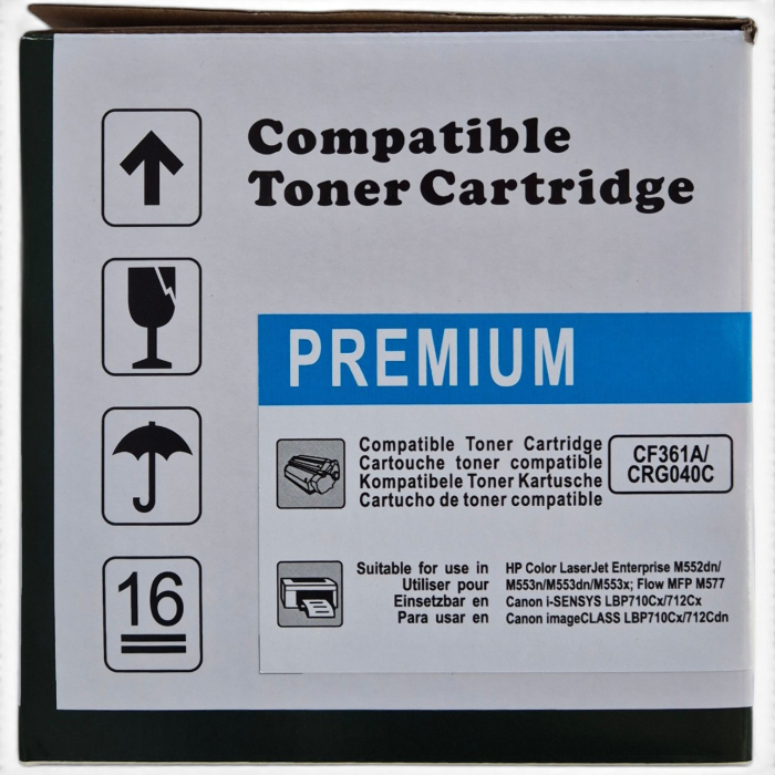 Cartus toner Print-Rite compatibil Canon CRG-040C cyan [2]
