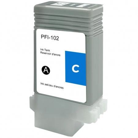 Cartuşe cerneală - Cartus cerneala compatibil Canon PFI-102C cyan