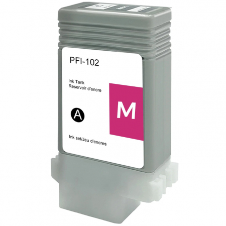 Cartuşe cerneală - Cartus cerneala compatibil Canon PFI-102M magenta