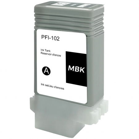 Cartuşe cerneală - Cartus cerneala compatibil Canon PFI-102MBK matte-black