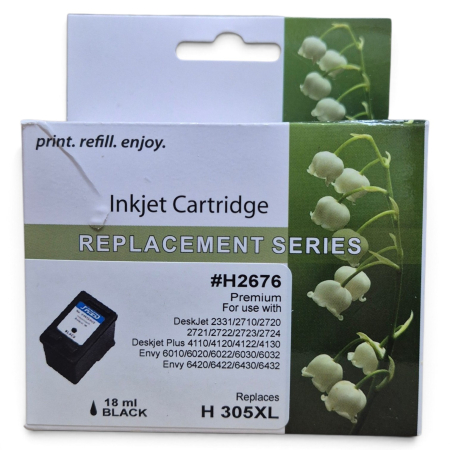 Cartuşe cerneală - Cartus cerneala compatibil HP 3YM62AE 305XL black