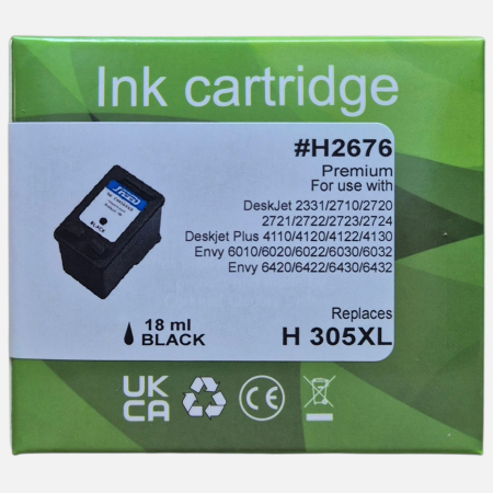 Consumabile compatibile - Cartus cerneala compatibil HP 3YM62AE 305XL black