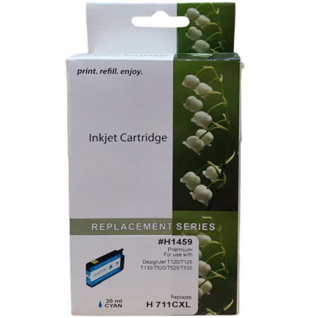 Cartuşe cerneală - Cartus cerneala compatibil HP CZ130A 711 cyan