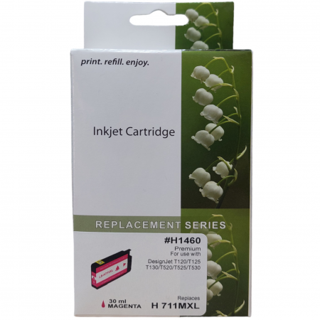 Cartuşe cerneală - Cartus cerneala compatibil HP CZ131A 711 magenta