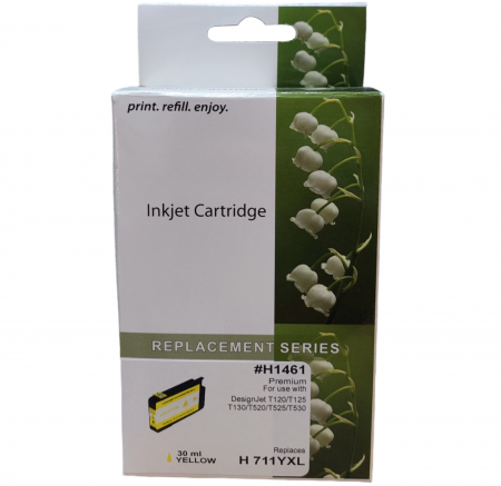 Cartuşe cerneală - Cartus cerneala compatibil HP CZ132A 711 yellow