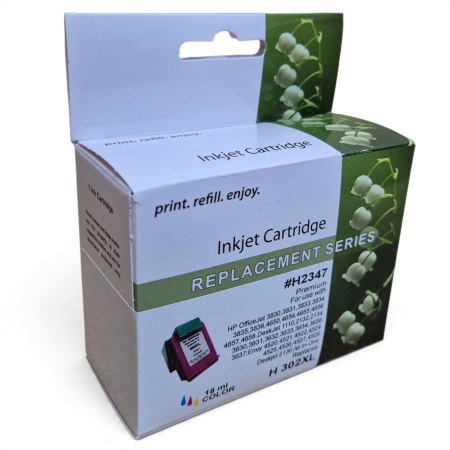 Cartus cerneala compatibil HP F6U67AE 302XL tri-color (C/M/Y) [2]