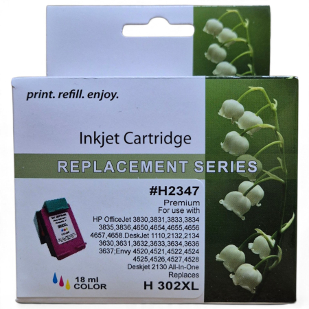 Cartus cerneala compatibil HP F6U67AE 302XL tri-color (C/M/Y) [4]