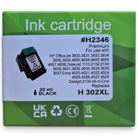 Cartus cerneala compatibil HP F6U68AE 302XL black (negru) [4]