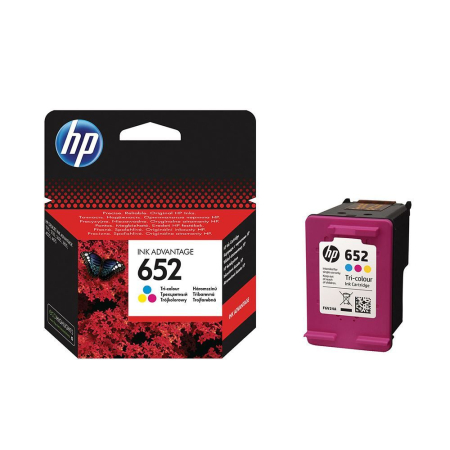 Consumabile originale - Cartus cerneala original HP F6V24AE 652 tri-color