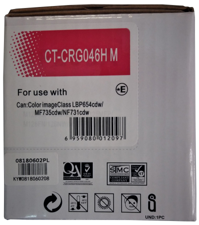 Cartus toner compatibil Canon CRG-046HM magenta [1]
