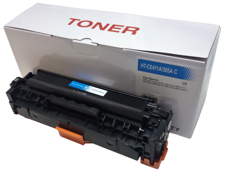 Consumabile compatibile - Cartus toner compatibil HP CE411A 305A cyan