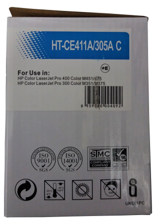 Cartus toner compatibil HP CE411A 305A cyan [1]