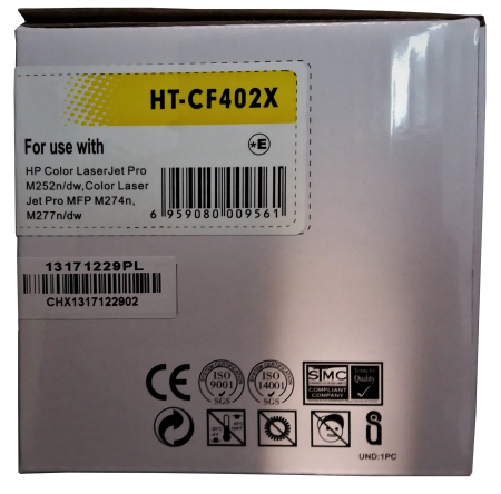 Cartus toner compatibil HP CF402X 201X yellow [1]