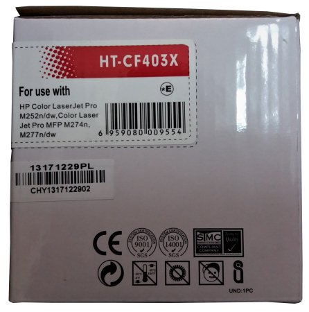 Cartus toner compatibil HP CF403X 201X magenta [1]