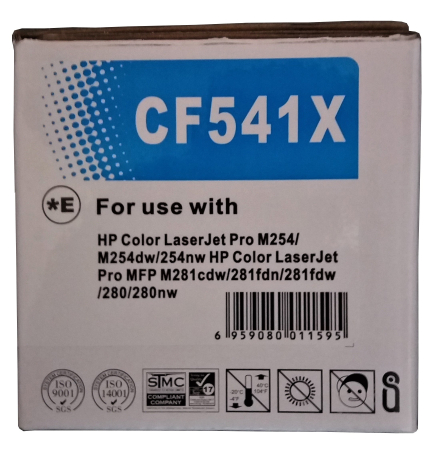 Cartus toner compatibil HP CF541X 203X cyan [1]