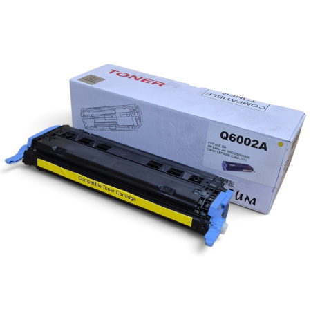 Consumabile compatibile - Cartus toner compatibil HP Q6002A 124A yellow