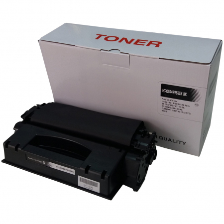 Cartuşe toner - Cartus toner compatibil HP Q7553X 53X black