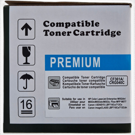 Cartus toner Print-Rite compatibil HP CF361A 508A cyan [1]