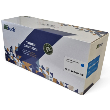 Cartuşe toner - Cartus toner Retech compatibil HP CE251A 504A cyan