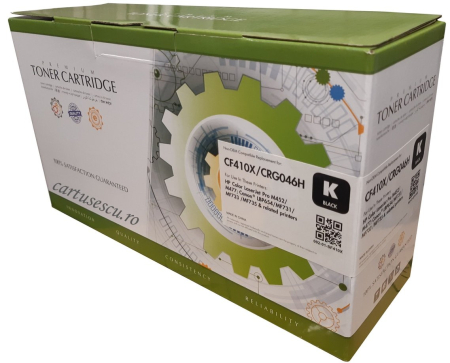 Cartuşe toner - Cartus toner Static Control compatibil HP/Canon CF410X/CRG-046HBK black